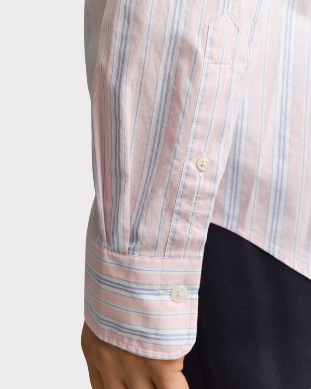 Reg Dobby Stripe Shirt-Skjorte-Gant-Aandahls