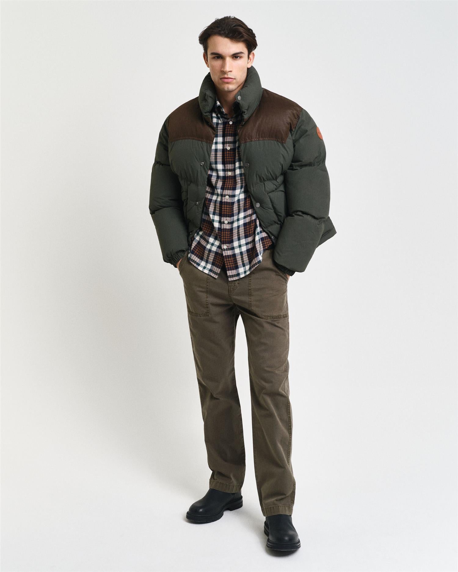 Reg Flanell Plaid Shirt-Skjorte-Gant-Aandahls