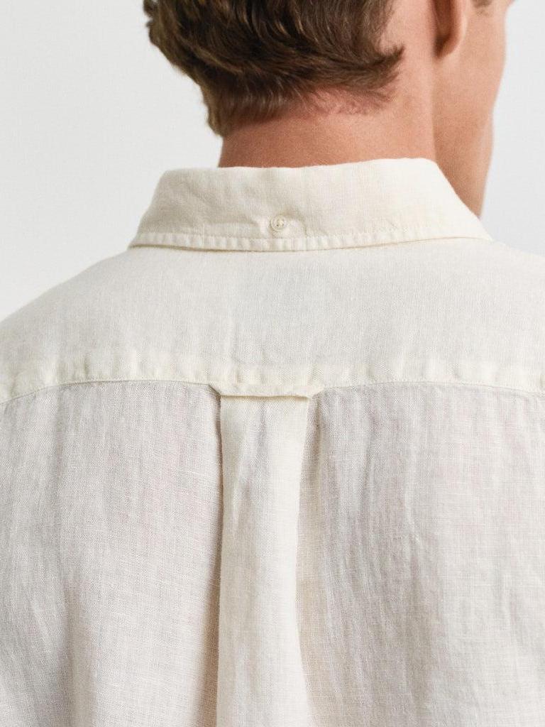 reg gmnt dyed linen shirt-Skjorte-Gant-Aandahls