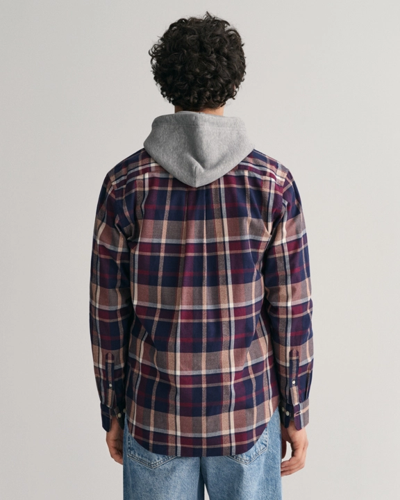 Reg Jaspe Check Shirt-Skjorter-Gant-Aandahls