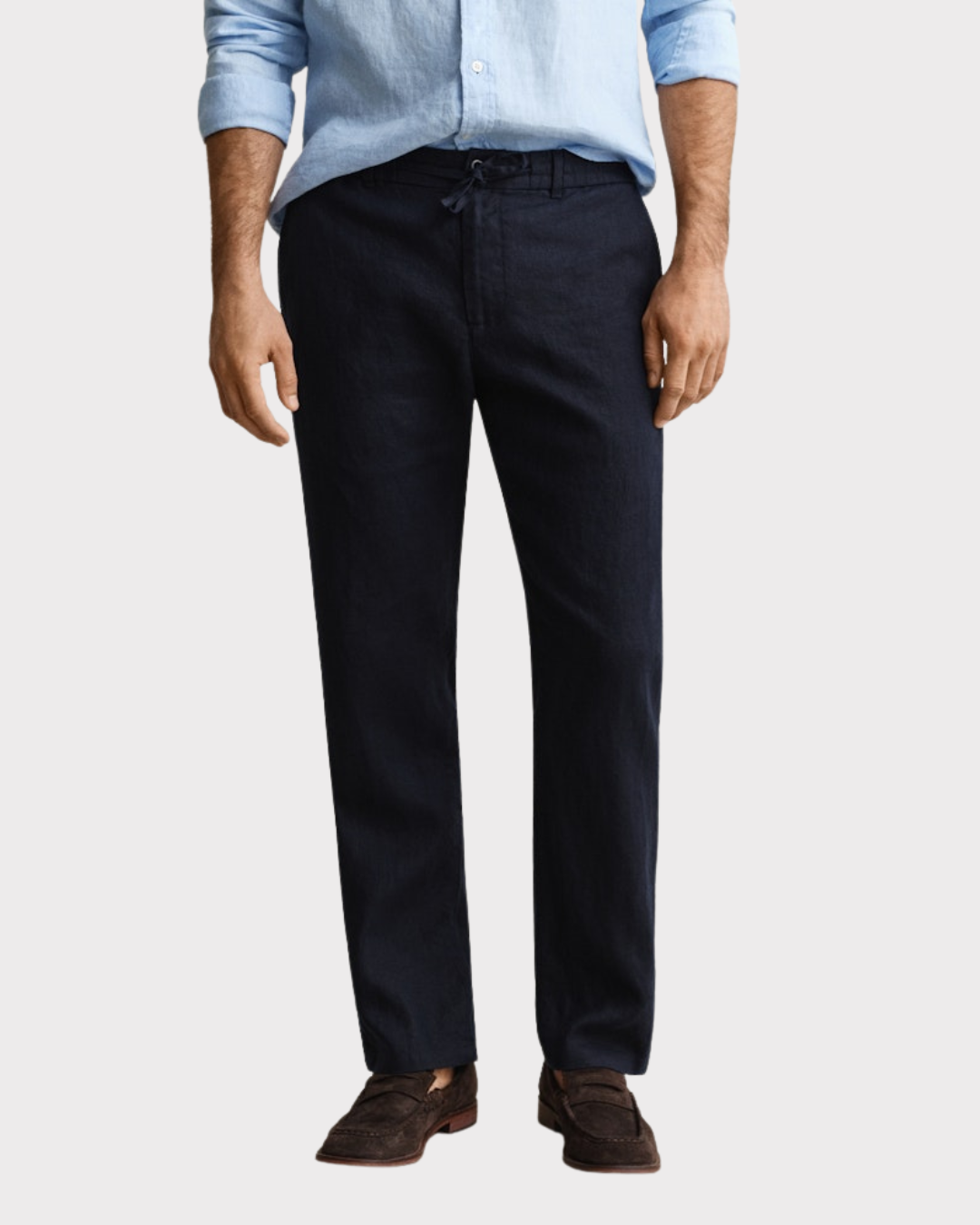 Reg Linen Ds Pants-Bukse-Gant-Aandahls