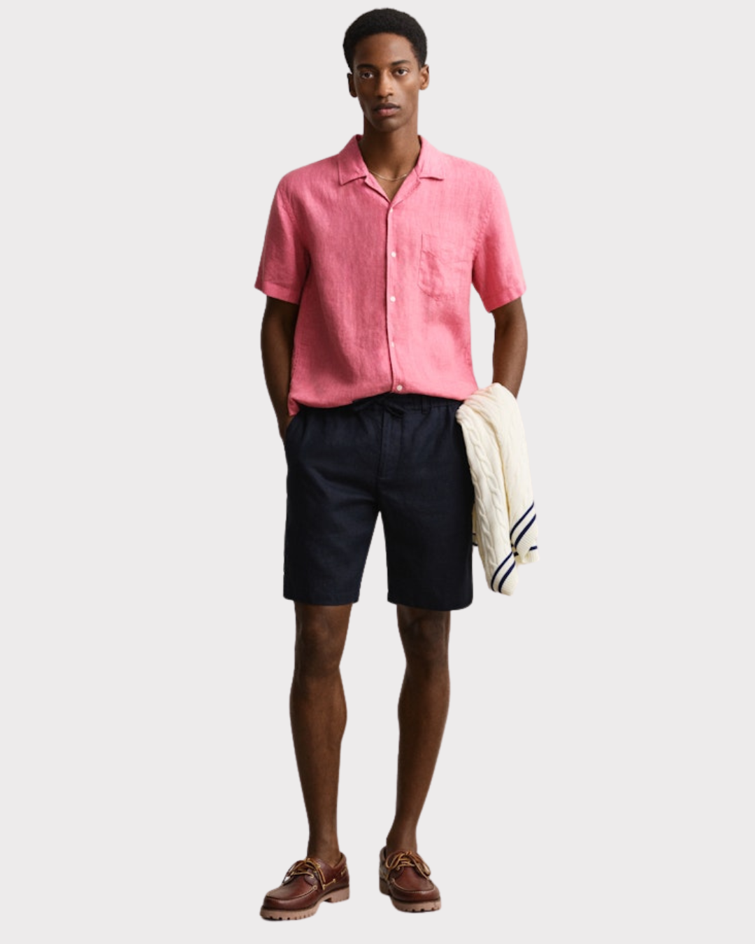 Reg Linen Ds Shorts