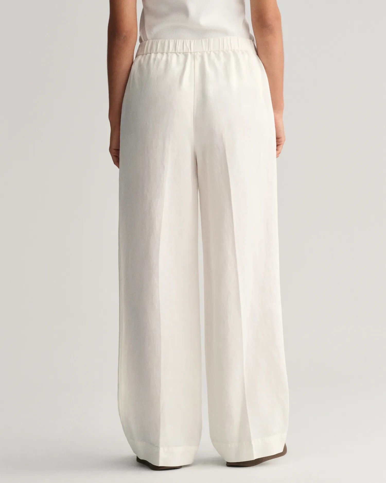 Reg linen pull on pants-Bukse-Gant-Aandahls