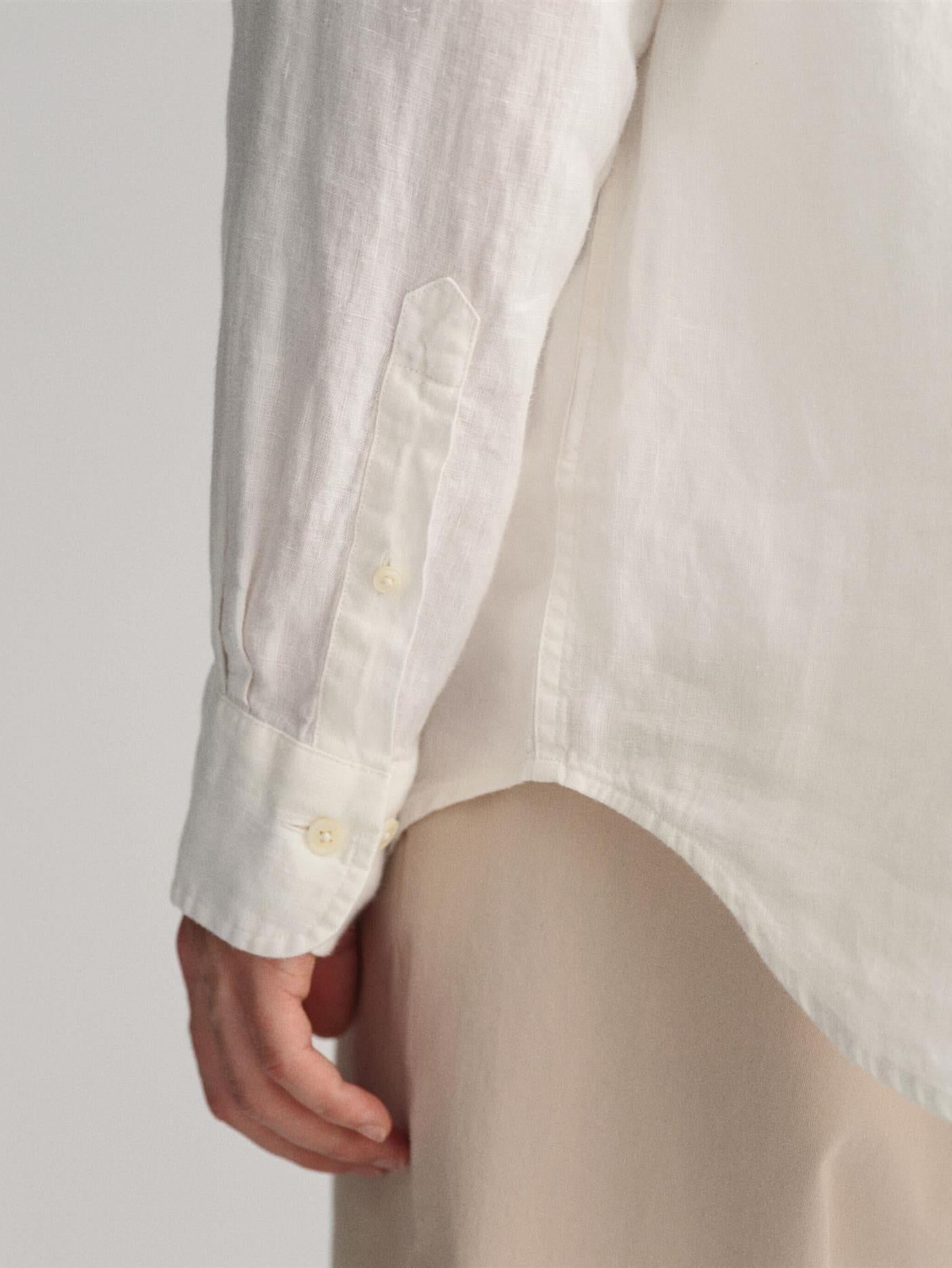 REG LINEN SHIRT-Skjorter-Gant-Aandahls