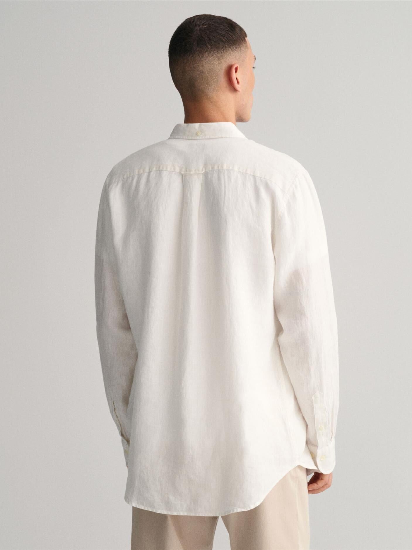 REG LINEN SHIRT-Skjorter-Gant-Aandahls