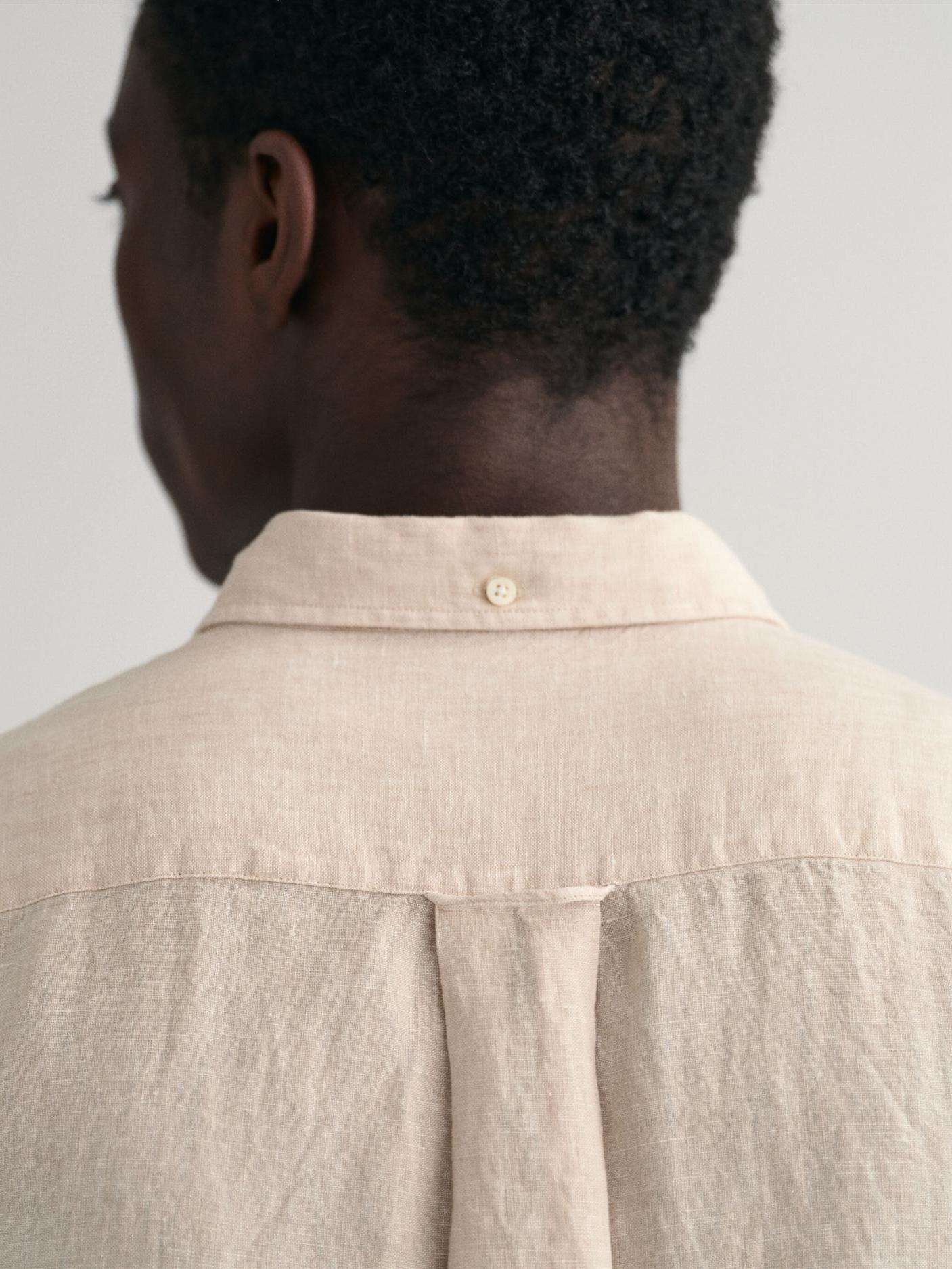 Reg linen shirt-Skjorter-Gant-Aandahls