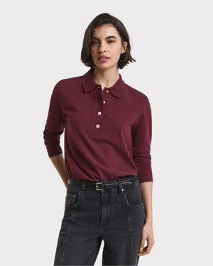 Reg Ls Pique Polo-T-shirt-Gant-Aandahls
