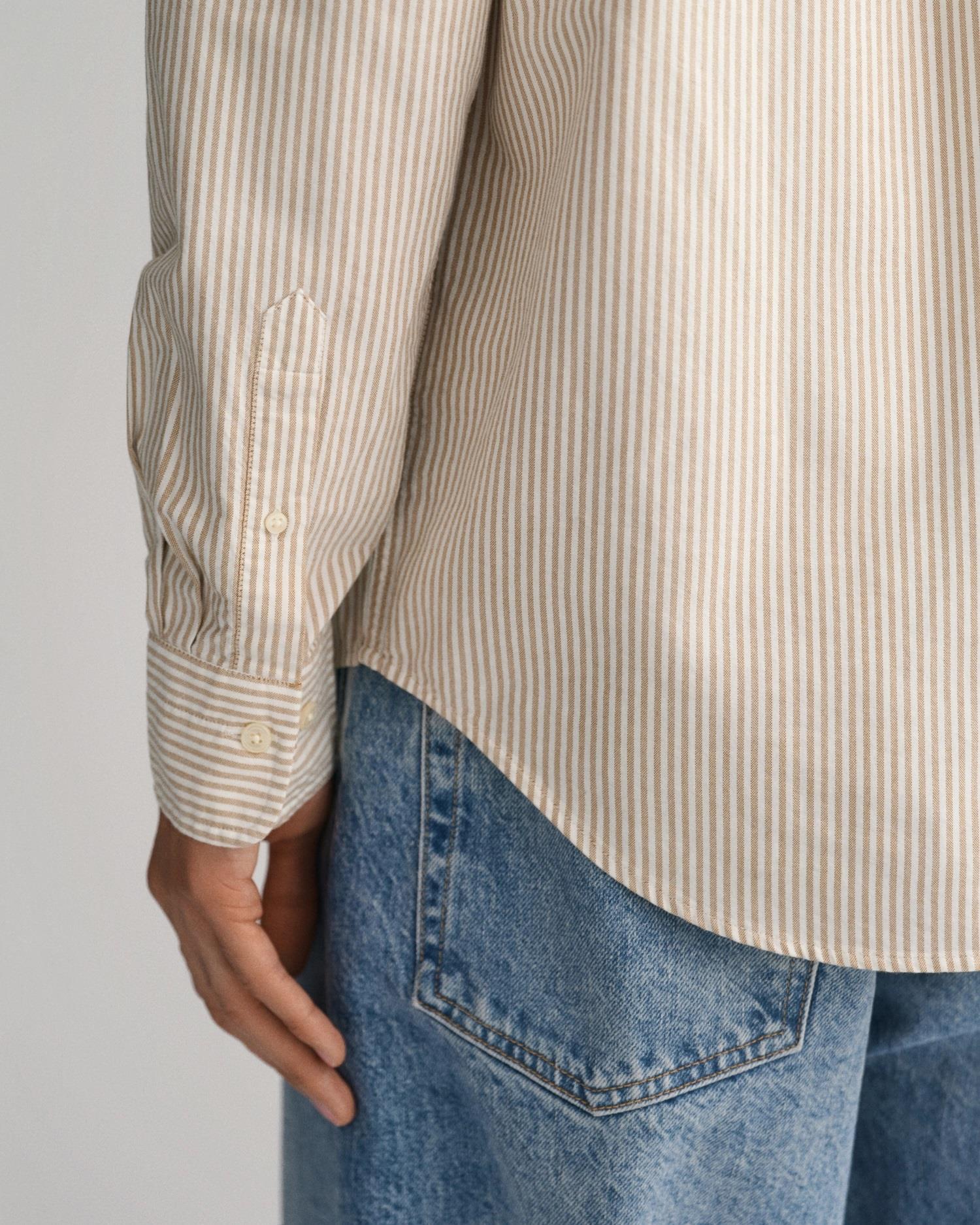 REG OXFORD BANKER STRIPE SHIRT-Skjorter-Gant-Aandahls