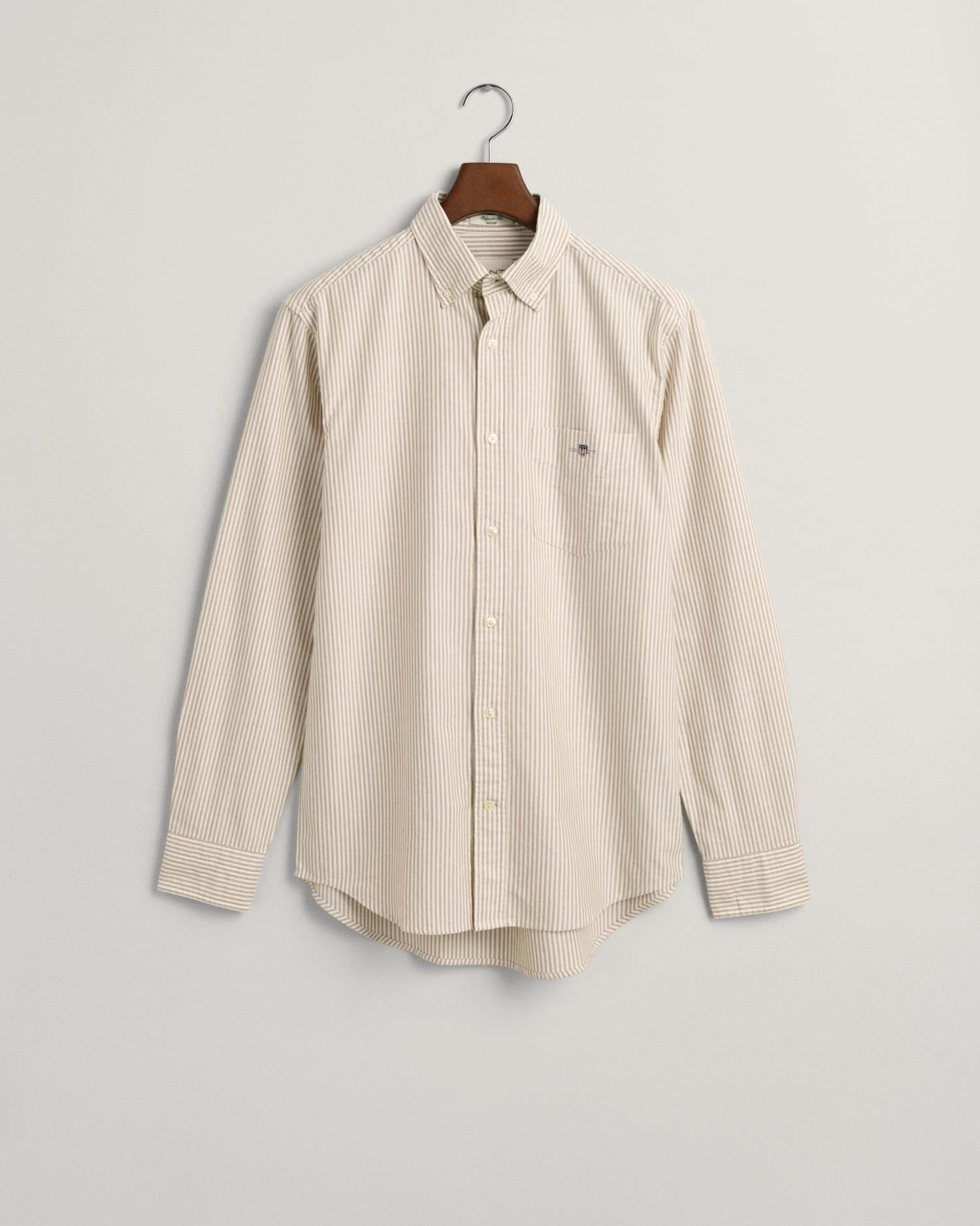 REG OXFORD BANKER STRIPE SHIRT-Skjorter-Gant-Aandahls