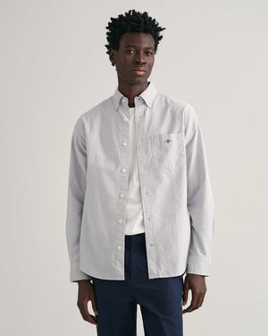 REG OXFORD BANKER STRIPE SHIRT-Skjorter-Gant-Aandahls