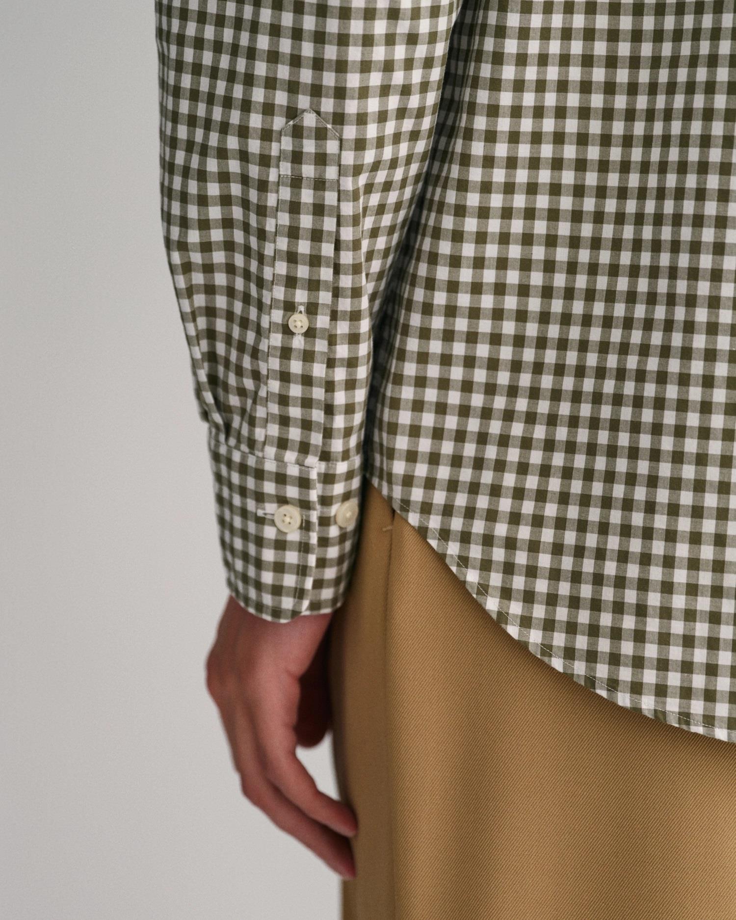 REG POPLIN GINGHAM SHIRT-Skjorter-Gant-Aandahls