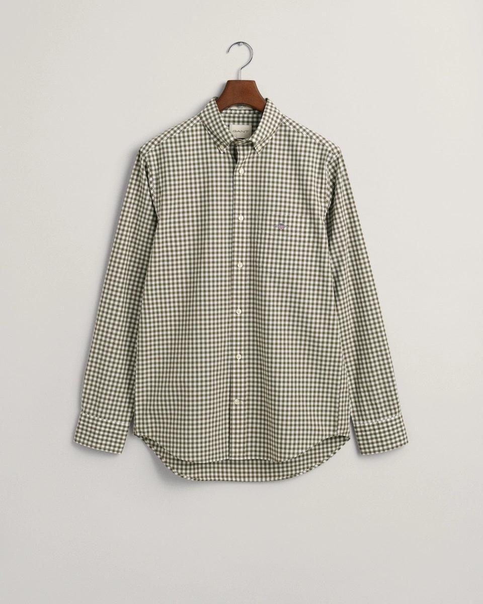 REG POPLIN GINGHAM SHIRT-Skjorter-Gant-Aandahls
