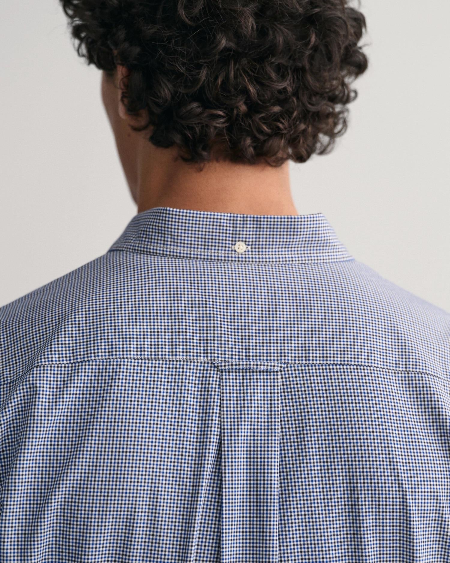 REG POPLIN MICRO CHECK SHIRT-Skjorter-Gant-Aandahls