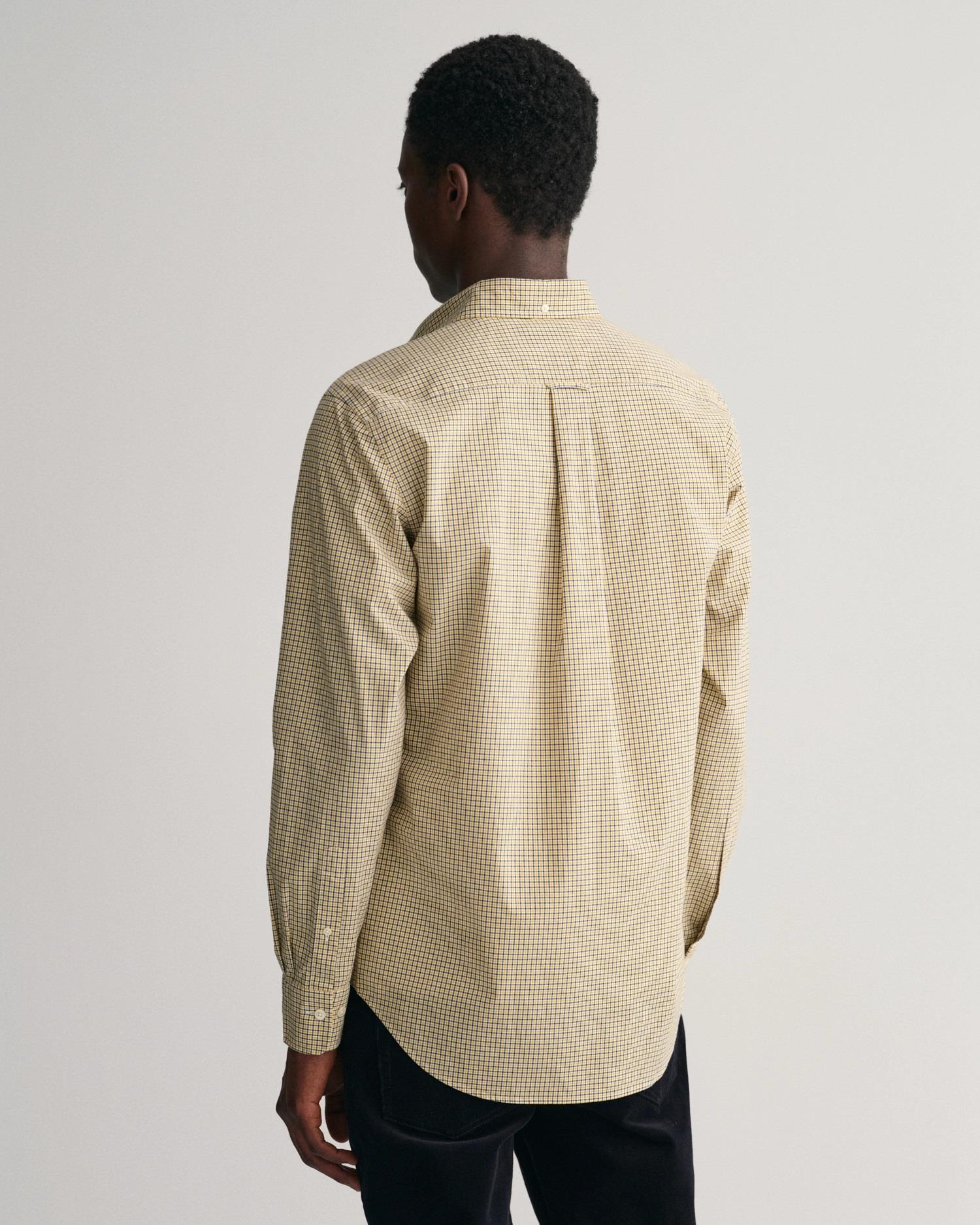 REG POPLIN MICRO CHECK SHIRT-Skjorter-Gant-Aandahls