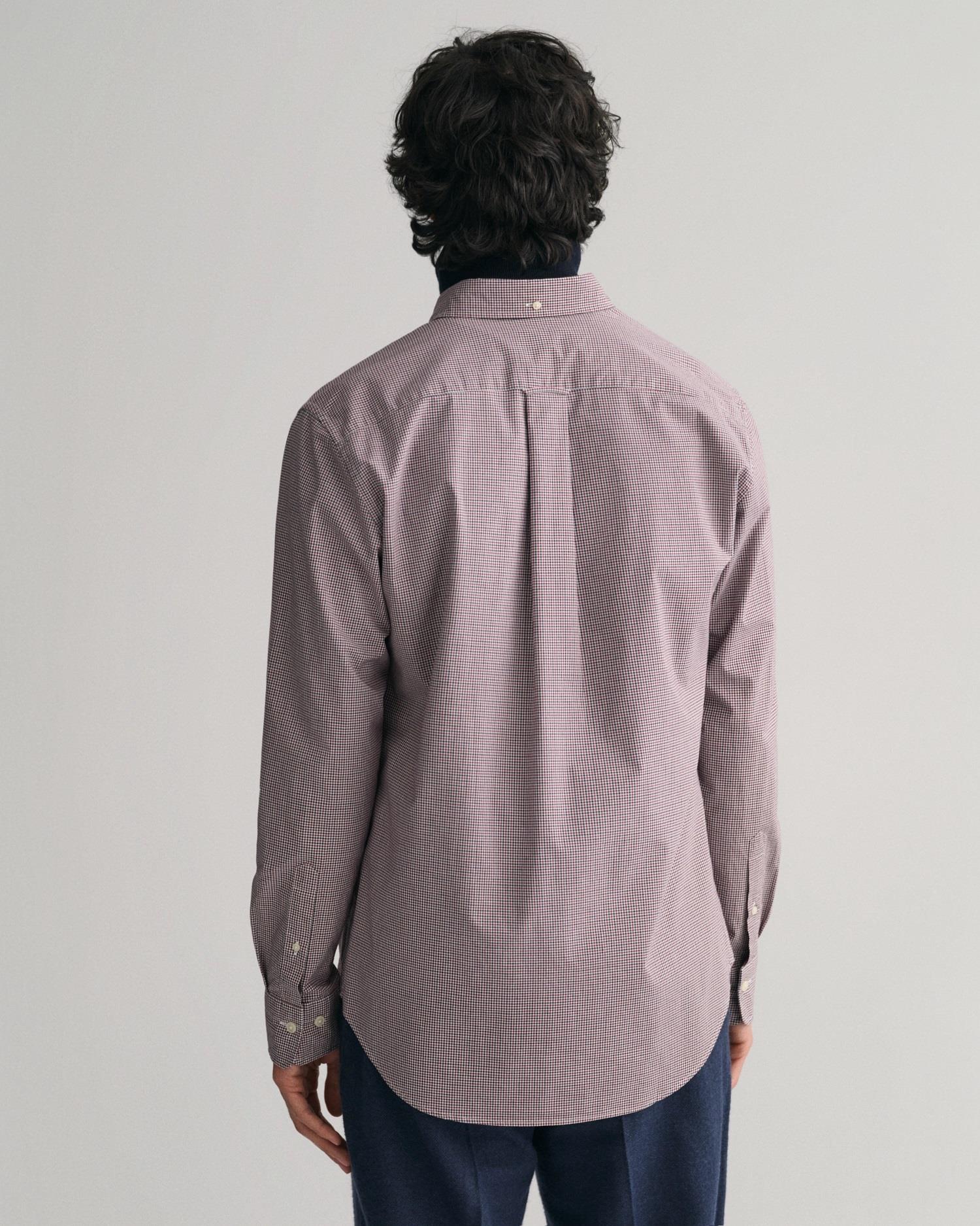 REG POPLIN MICRO CHECK SHIRT-Skjorter-Gant-Aandahls