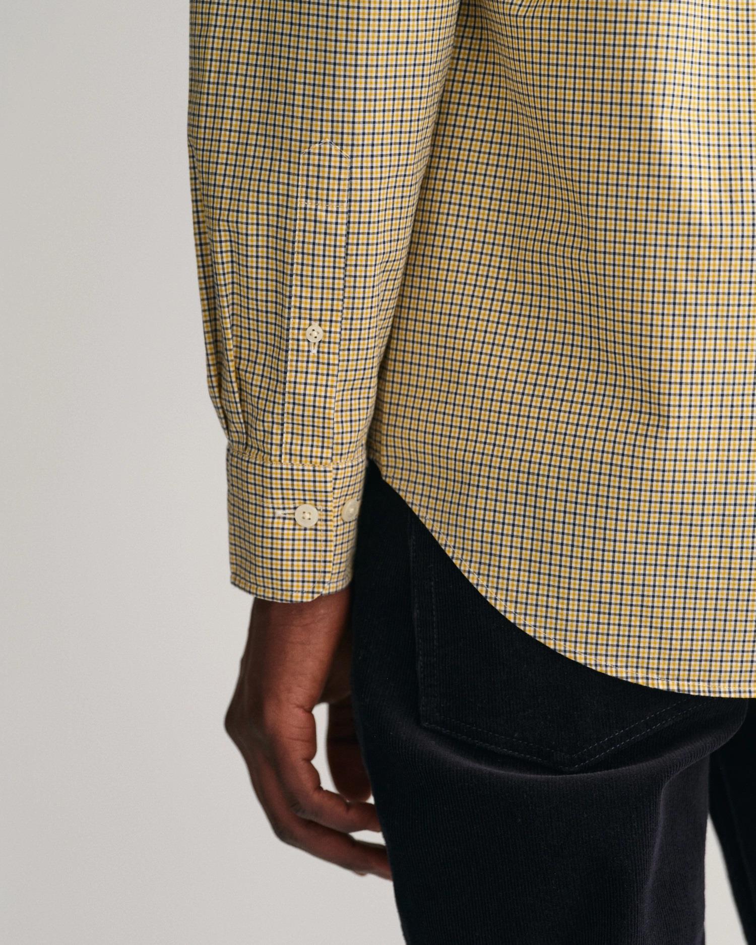 REG POPLIN MICRO CHECK SHIRT-Skjorter-Gant-Aandahls
