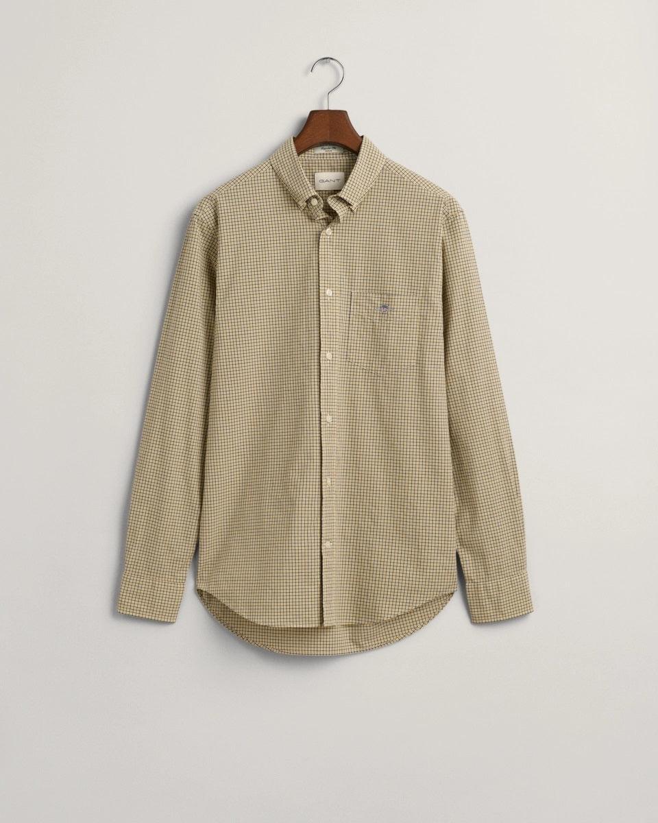 REG POPLIN MICRO CHECK SHIRT-Skjorter-Gant-Aandahls