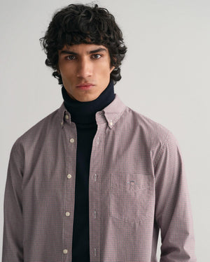 REG POPLIN MICRO CHECK SHIRT-Skjorter-Gant-Aandahls