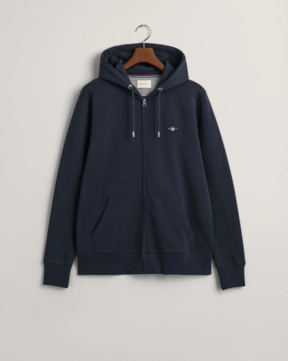 Reg Shield full zip hoodie-Genser-Gant-Aandahls