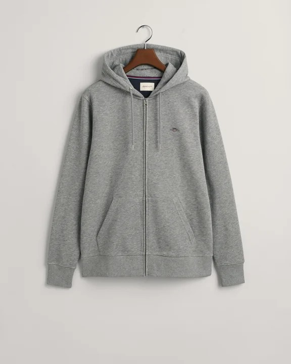 Reg Shield full zip hoodie-Genser-Gant-Aandahls