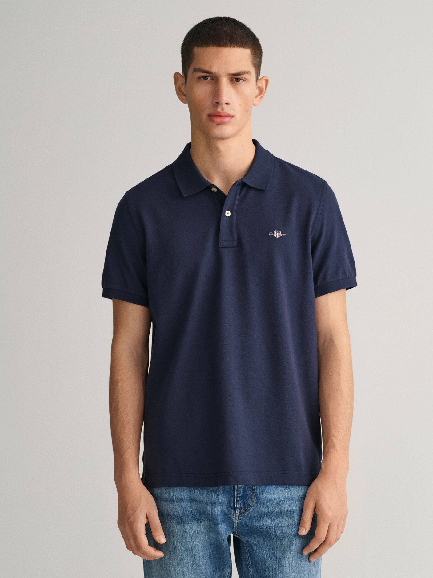Reg Shield Ss Pique Polo