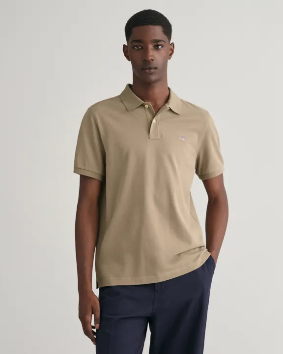 Reg shield ss piquet polo-T-shirt-Gant-Aandahls