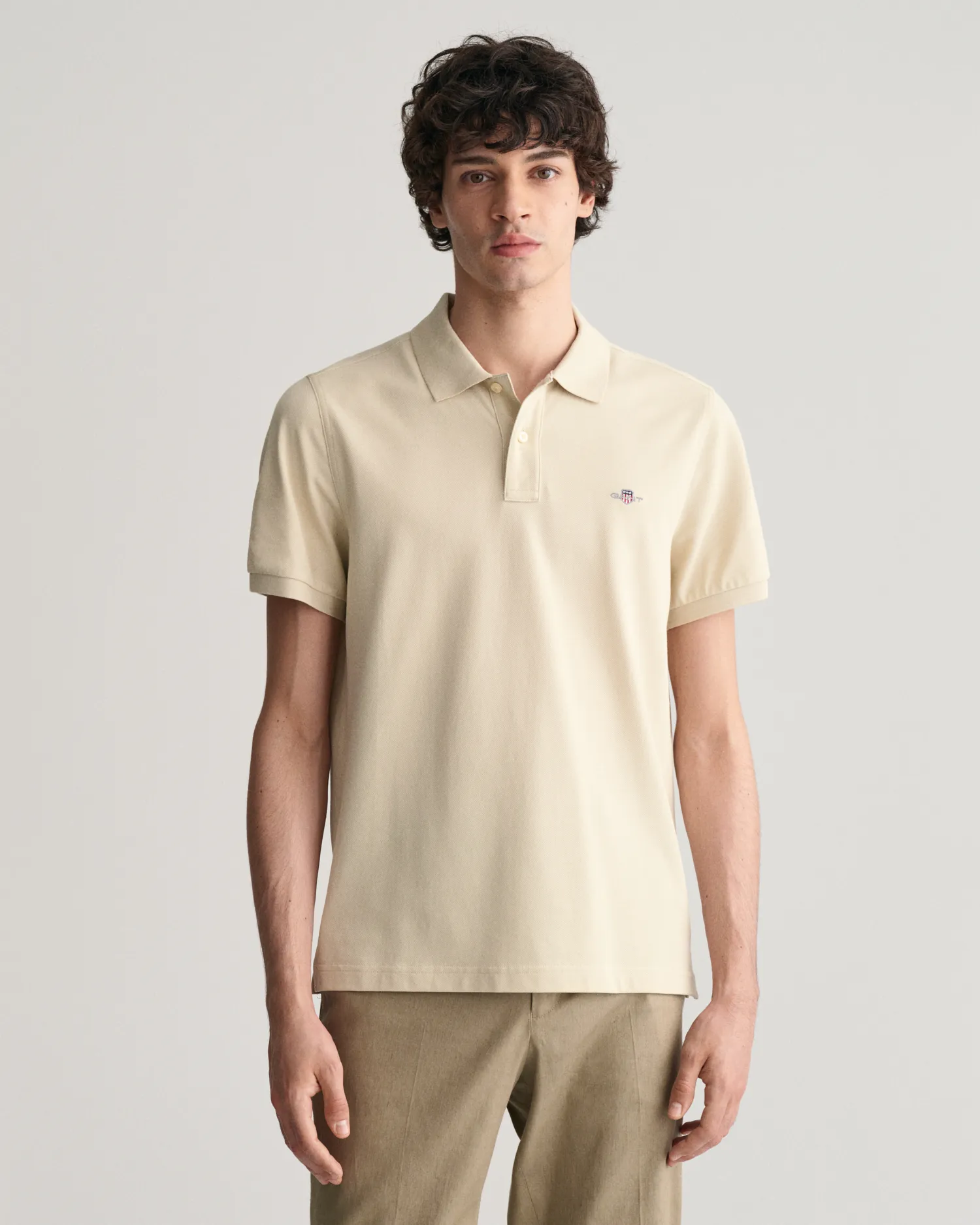 Reg siheld ss piquet polo-Genser-Gant-Aandahls