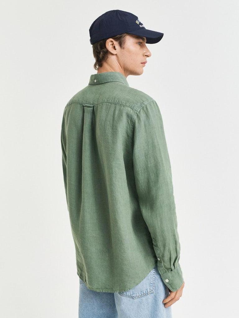 Regular Fit Linskjorte-Skjorte-Gant-Aandahls