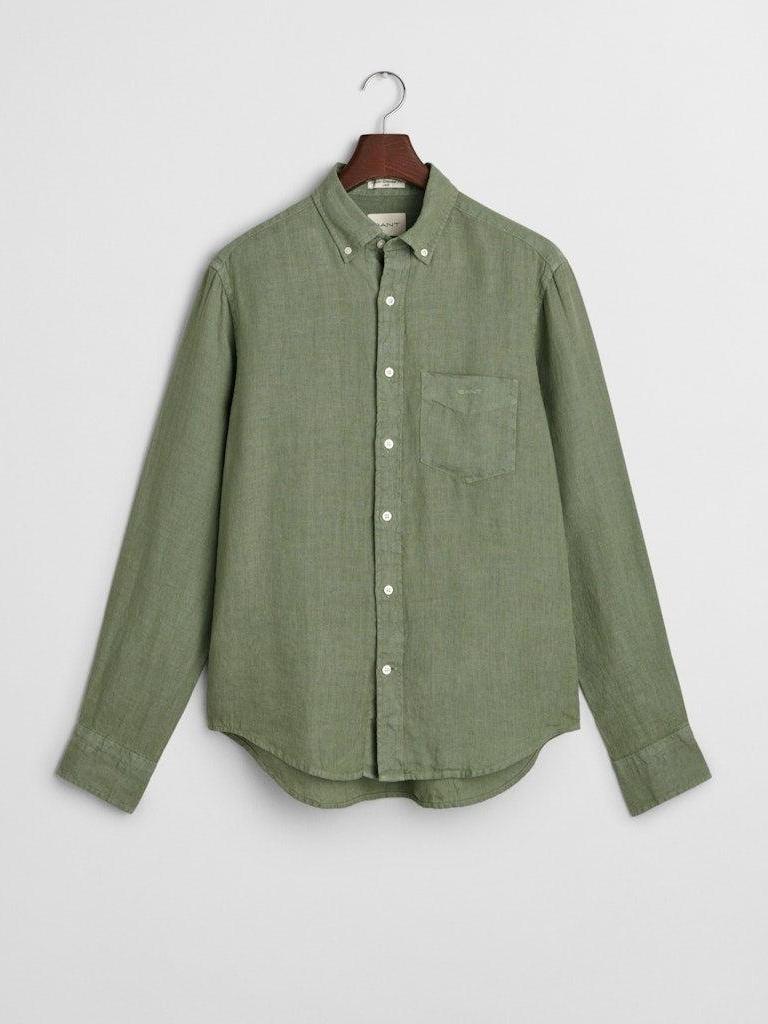 Regular Fit Linskjorte-Skjorte-Gant-Aandahls