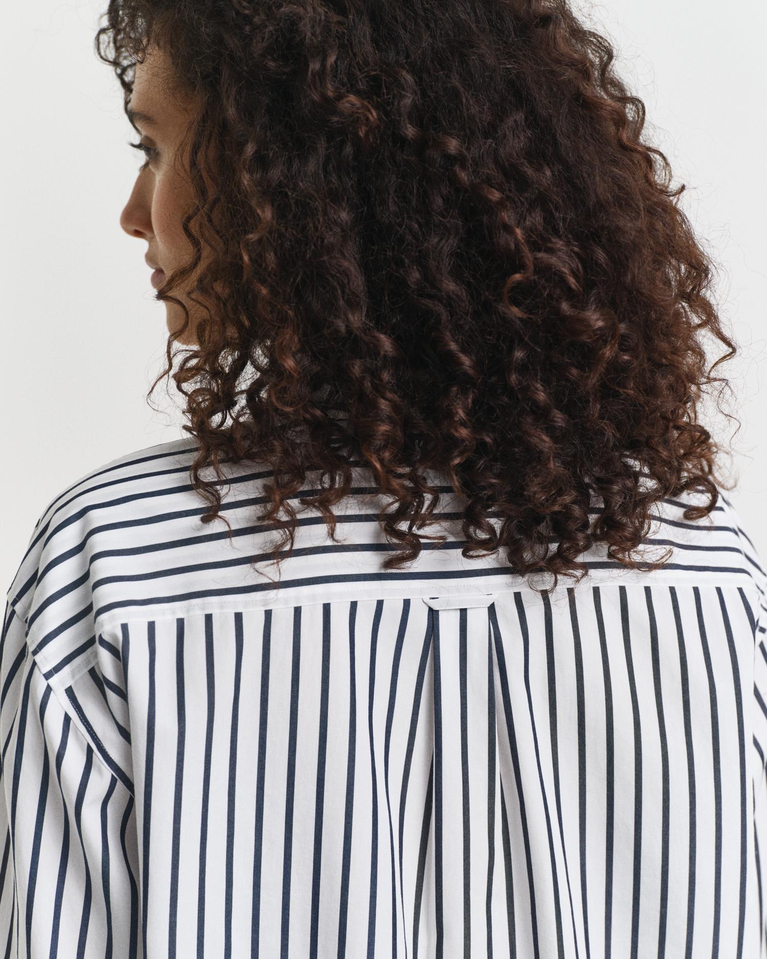 Rel Classic Poplin Striped Shirt-Skjorte-Gant-Aandahls