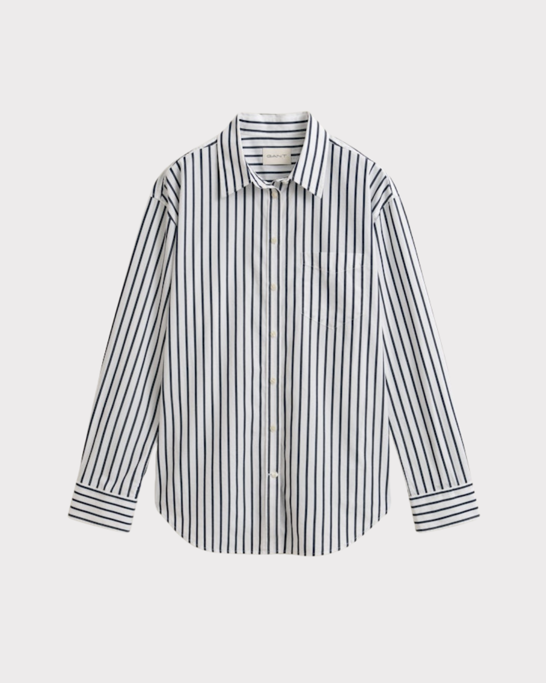 Rel Classic Poplin Striped Shirt-Skjorte-Gant-Aandahls