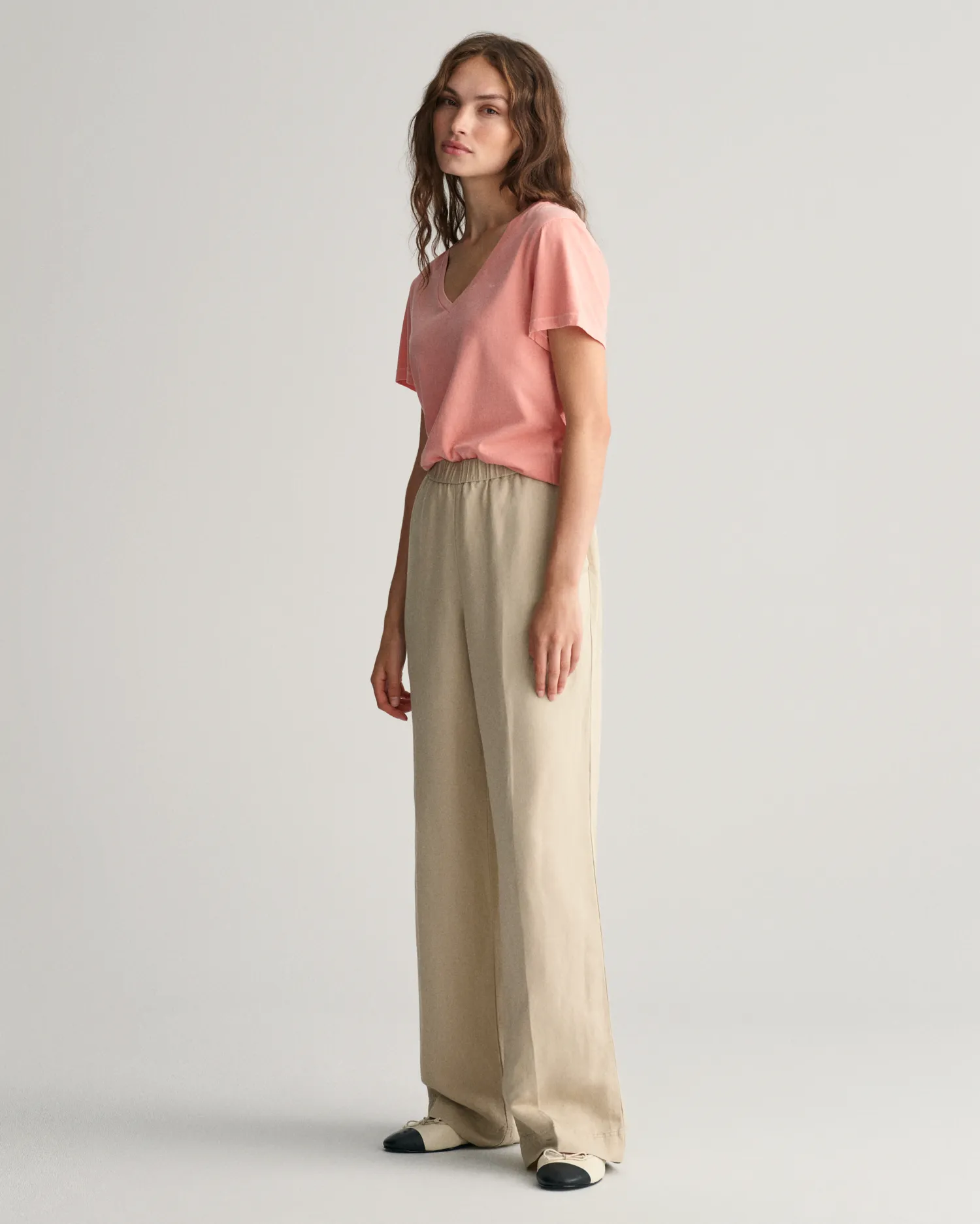 Rel linen pull on pant-Bukse-Gant-Aandahls