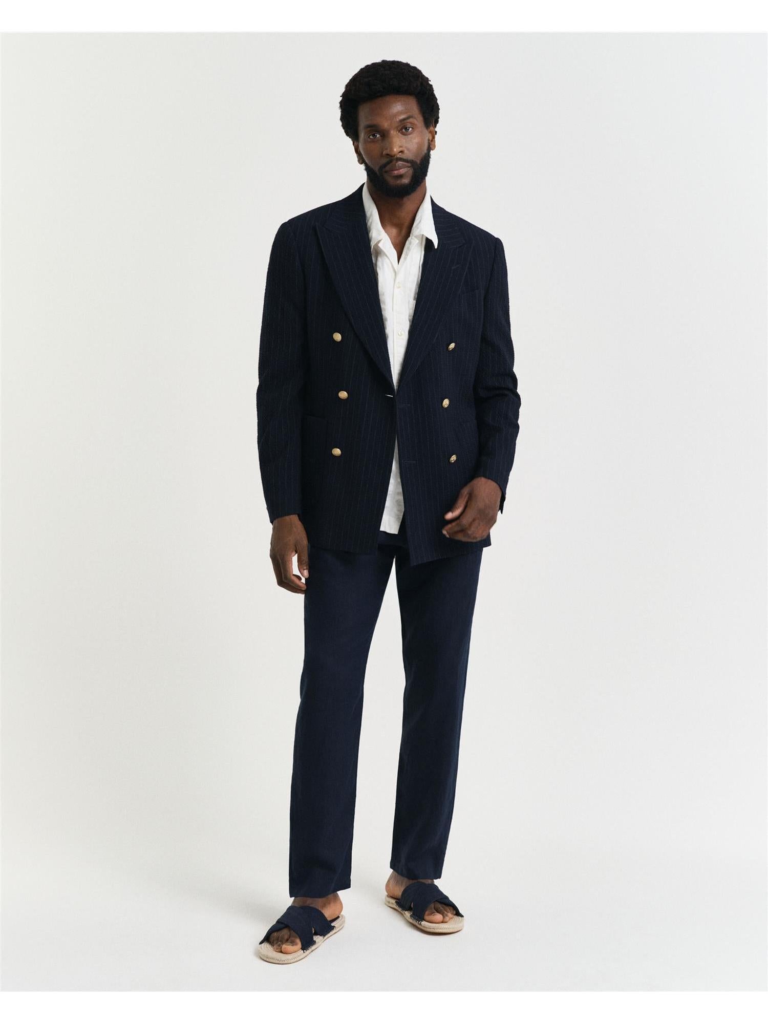 Relaxed Linen DS Pants-Bukse-Gant-Aandahls