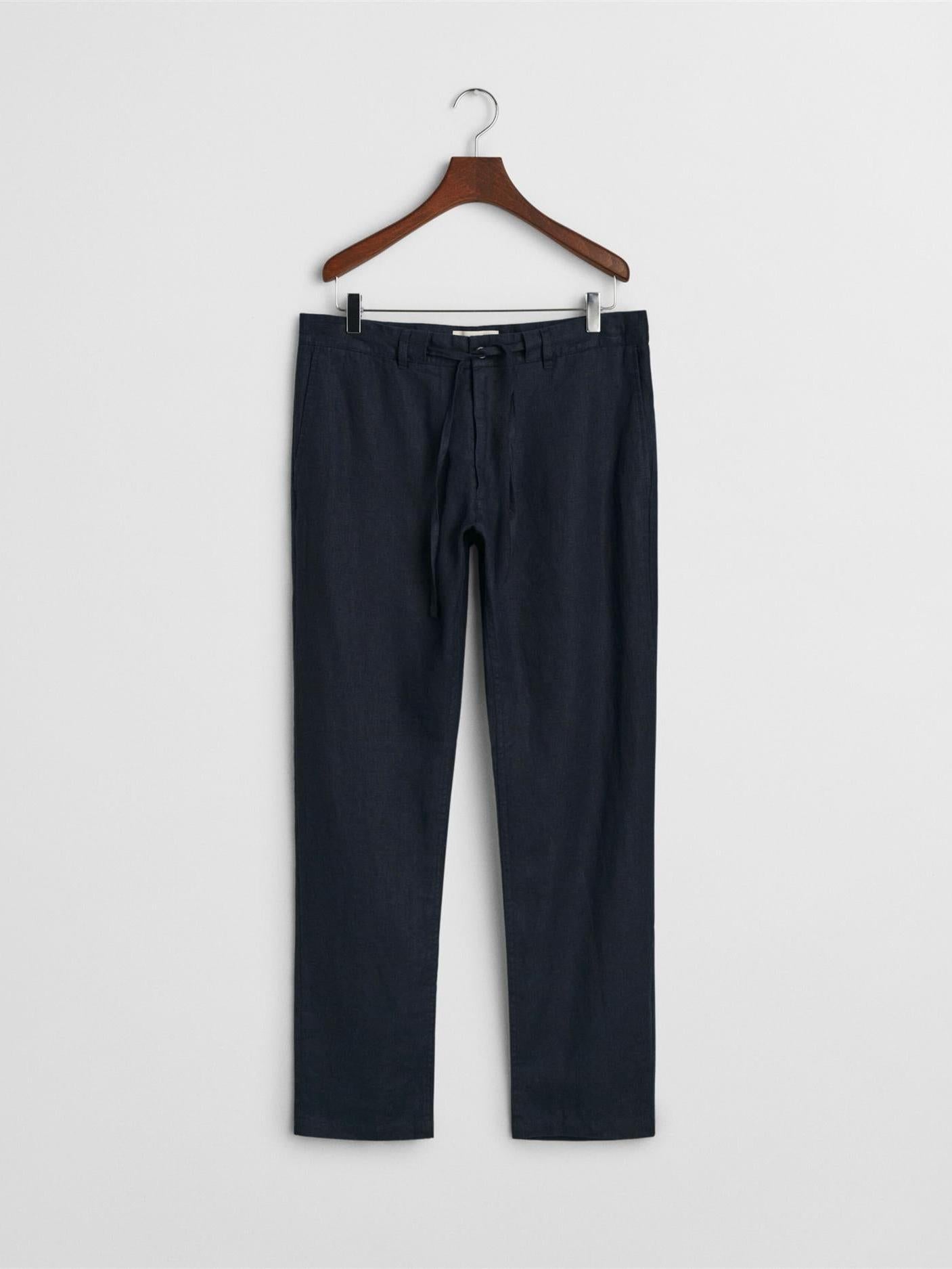 Relaxed Linen DS Pants-Bukse-Gant-Aandahls