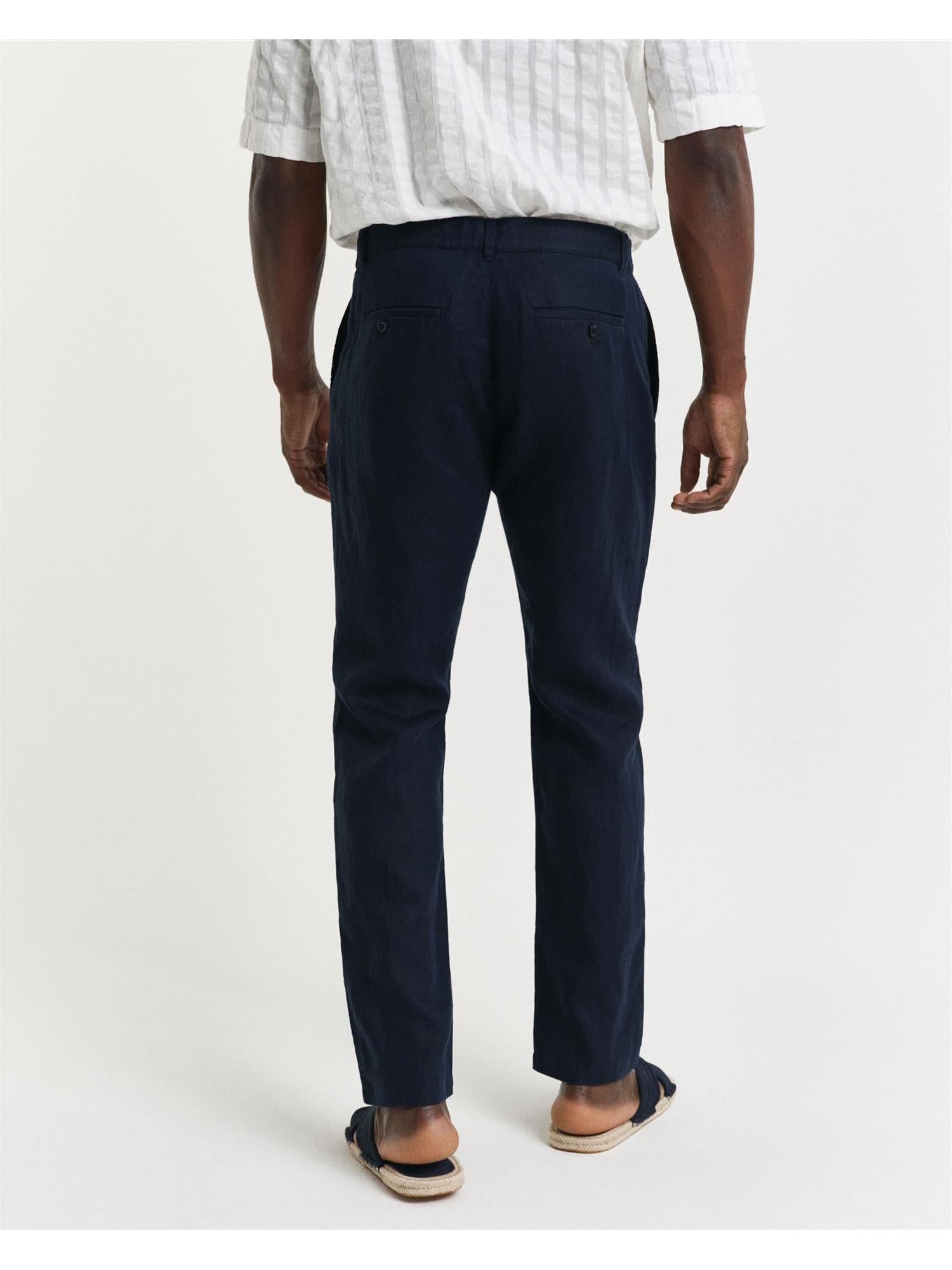 Relaxed Linen DS Pants-Bukse-Gant-Aandahls