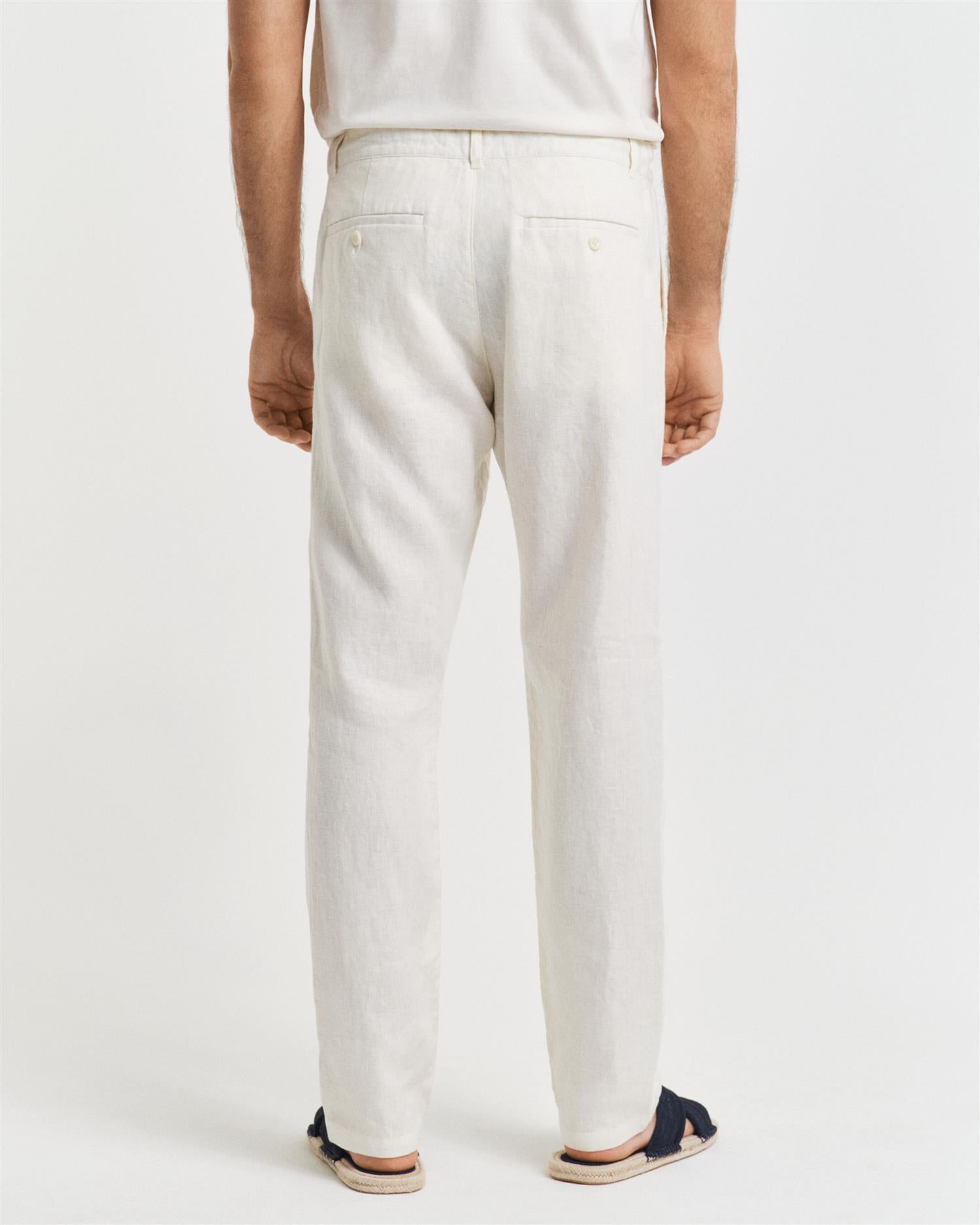 Relaxed Linen DS Pants-Bukse-Gant-Aandahls