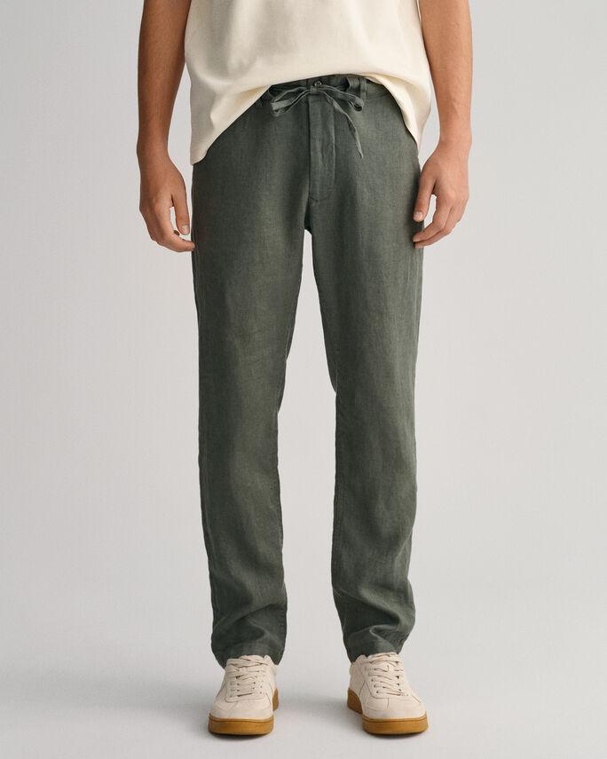 RELAXED LINEN DS PANTS-Bukser-Gant-Aandahls