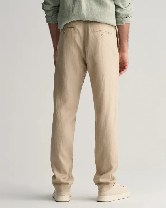 Relaxed Linen DS Pants-Bukser-Gant-Aandahls