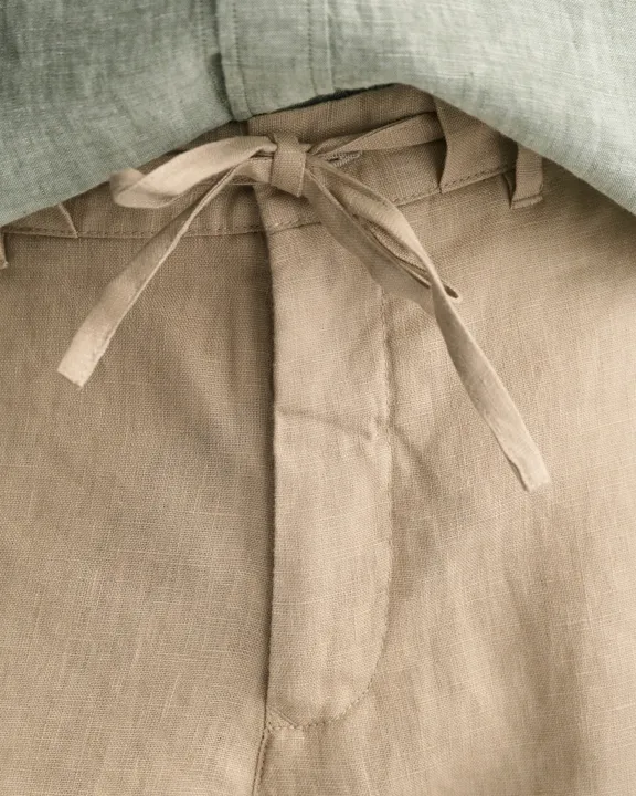 Relaxed Linen DS Pants-Bukser-Gant-Aandahls