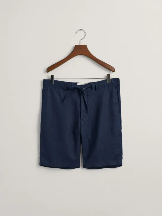 Relaxed Linen Ds Shorts-Shorts-Gant-Aandahls