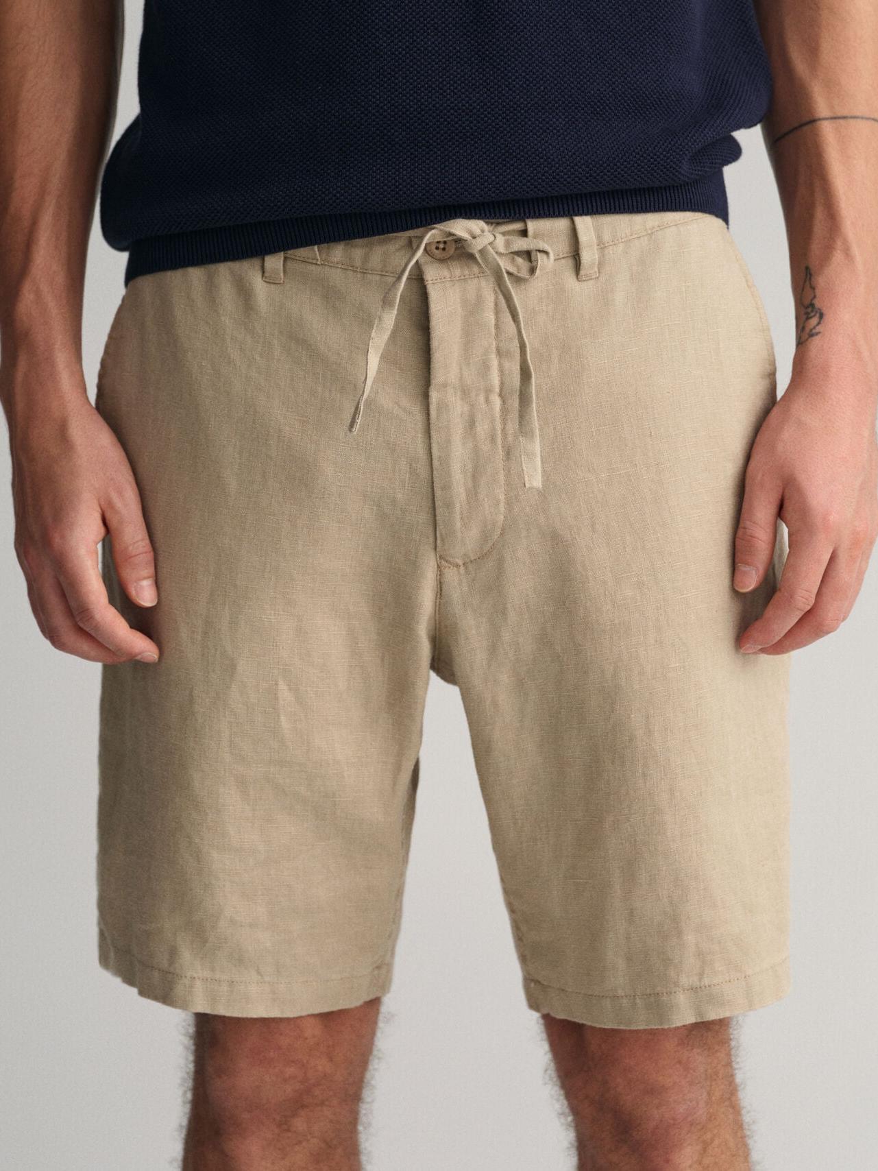 RELAXED LINEN DS SHORTS-Shorts-Gant-Aandahls
