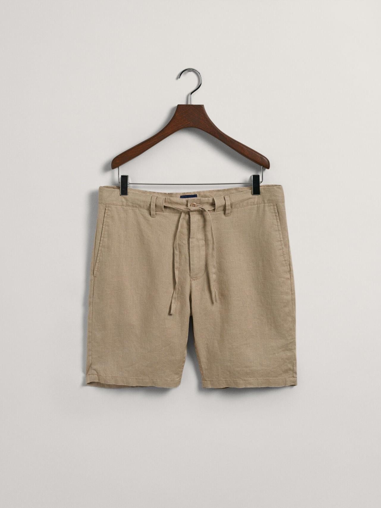 RELAXED LINEN DS SHORTS-Shorts-Gant-Aandahls