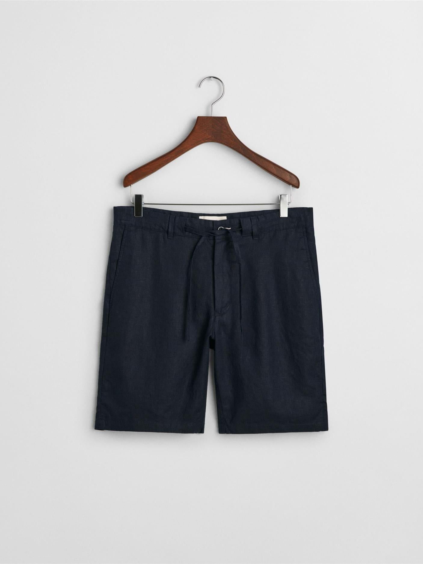 Relaxed Linen Ds Shorts-Shorts-Gant-Aandahls