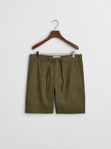 Relaxed Linen Ds Shorts-Shorts-Gant-Aandahls