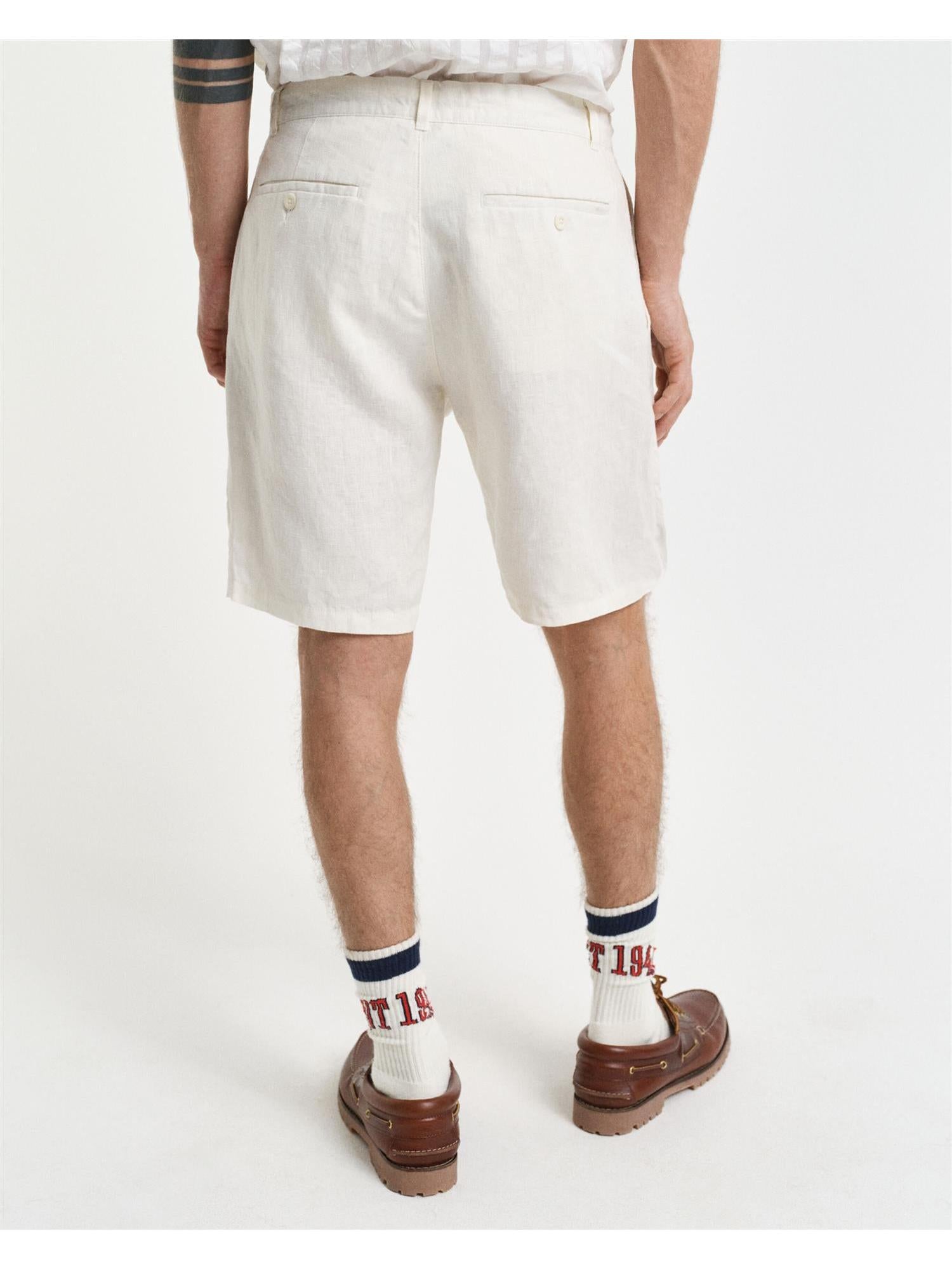 Relaxed Linen Ds Shorts-Shorts-Gant-Aandahls