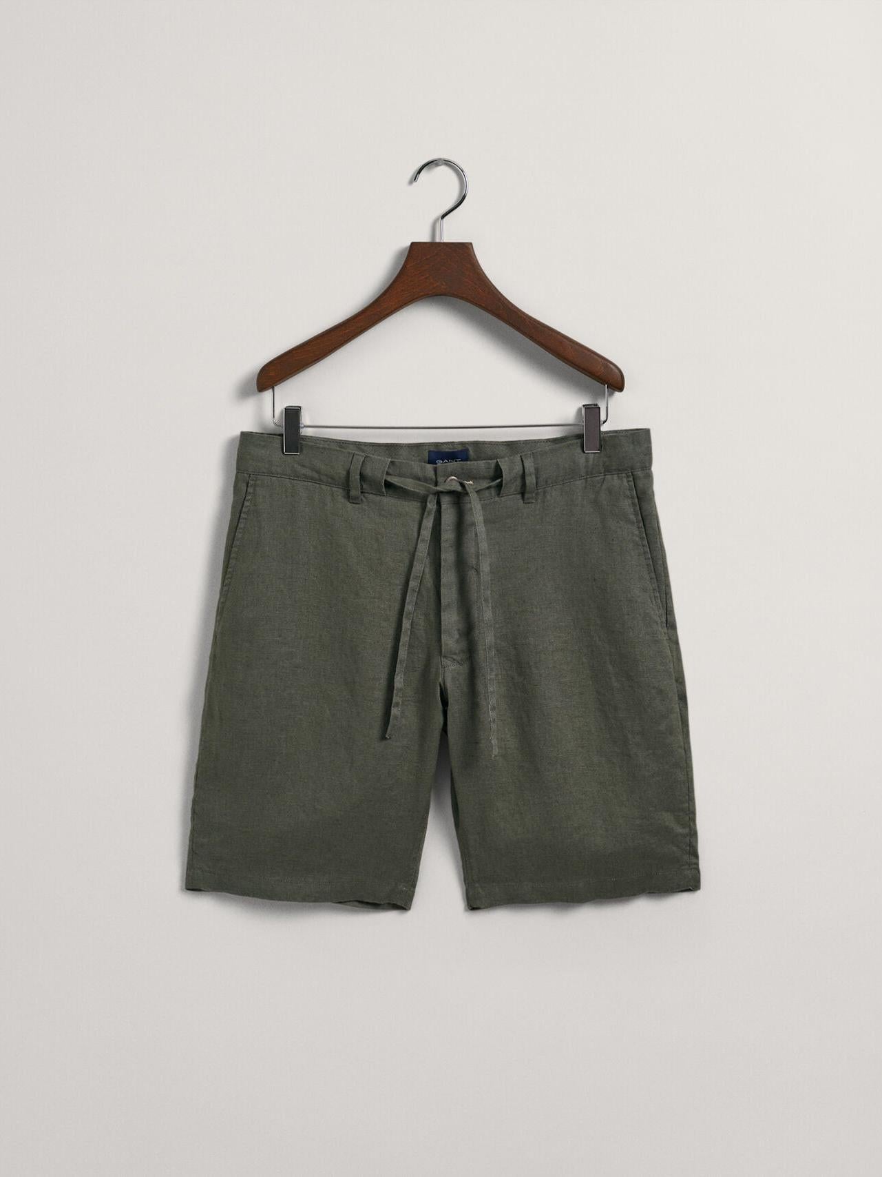 RELAXED LINEN DS SHORTS-Shorts-Gant-Aandahls