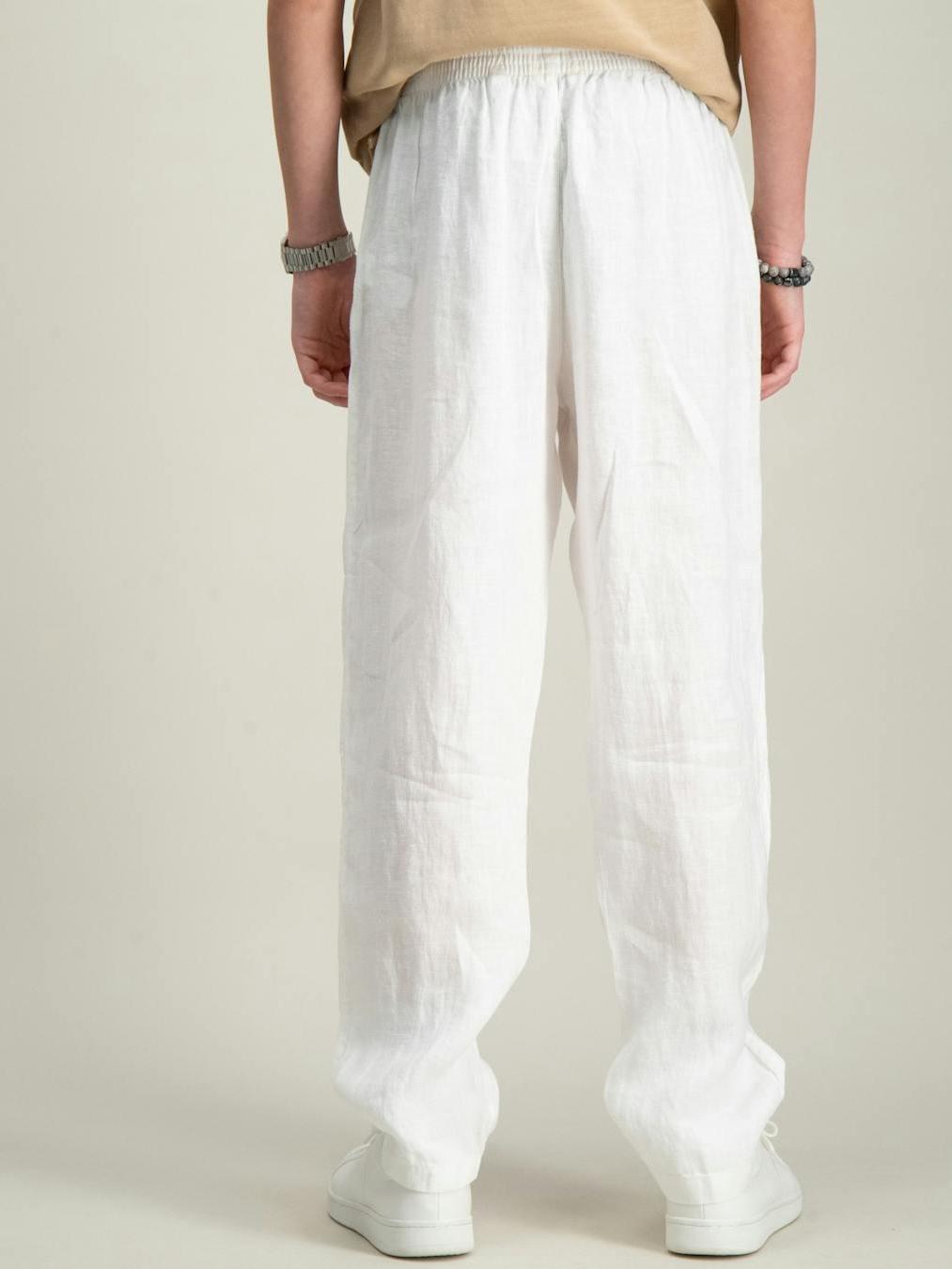 Relaxed linen pants-Bukse-Gant-Aandahls