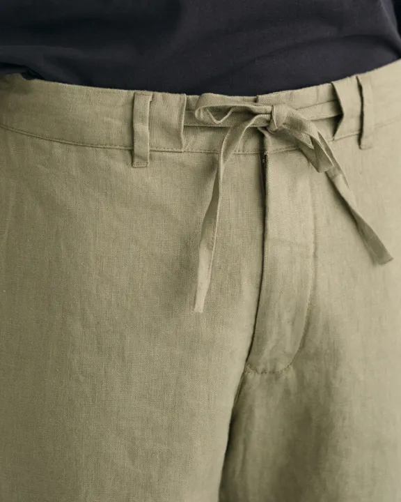 Relaxed Linen shorts-Shorts-Gant-Aandahls