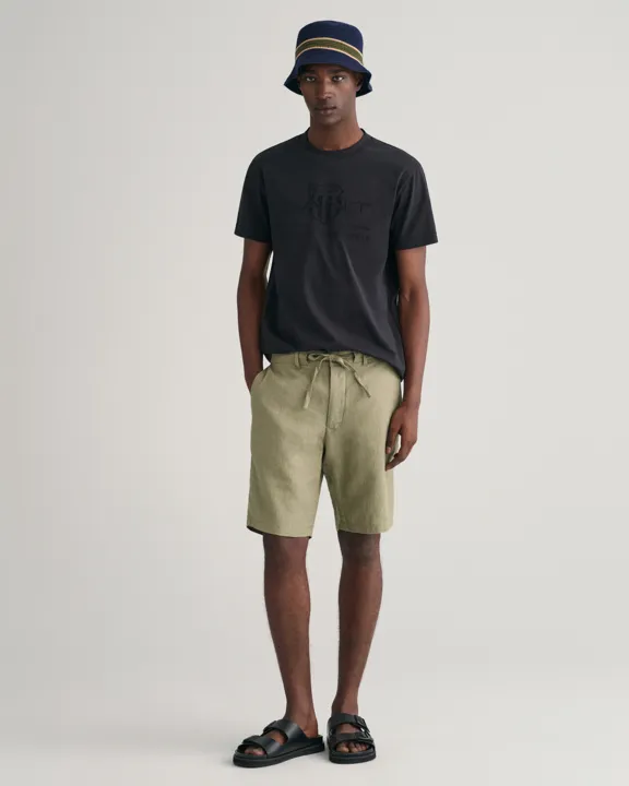 Relaxed Linen shorts-Shorts-Gant-Aandahls