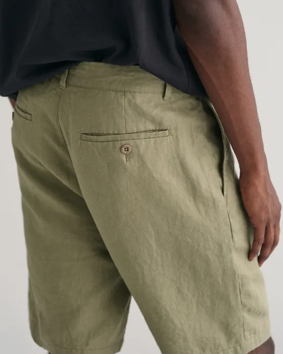 Relaxed Linen shorts-Shorts-Gant-Aandahls